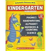 Scholastic NEW 2018 Edition Pre-K Workbook with Motivational