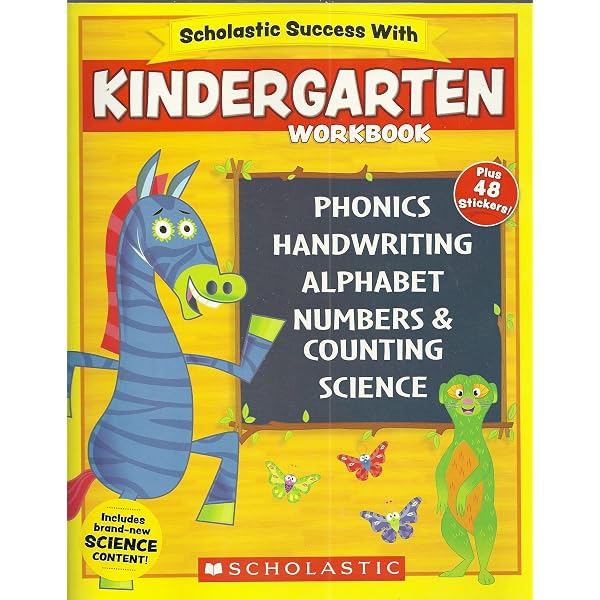 Scholastic - PRE-K Workbook with Motivational Stickers (Scholastic