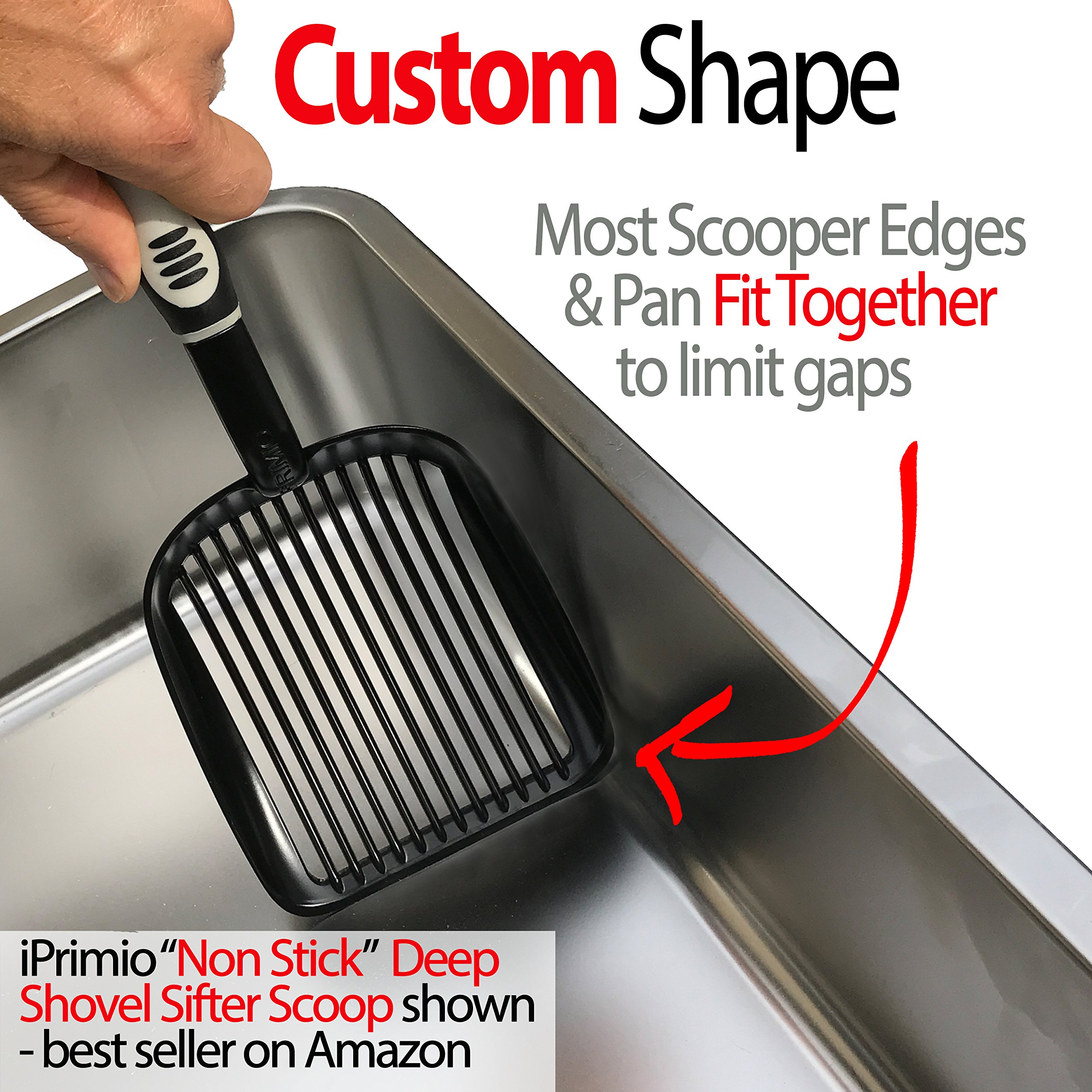 iPrimio Ultimate Stainless Steel Cat XL Litter Box Never Absorbs Odor