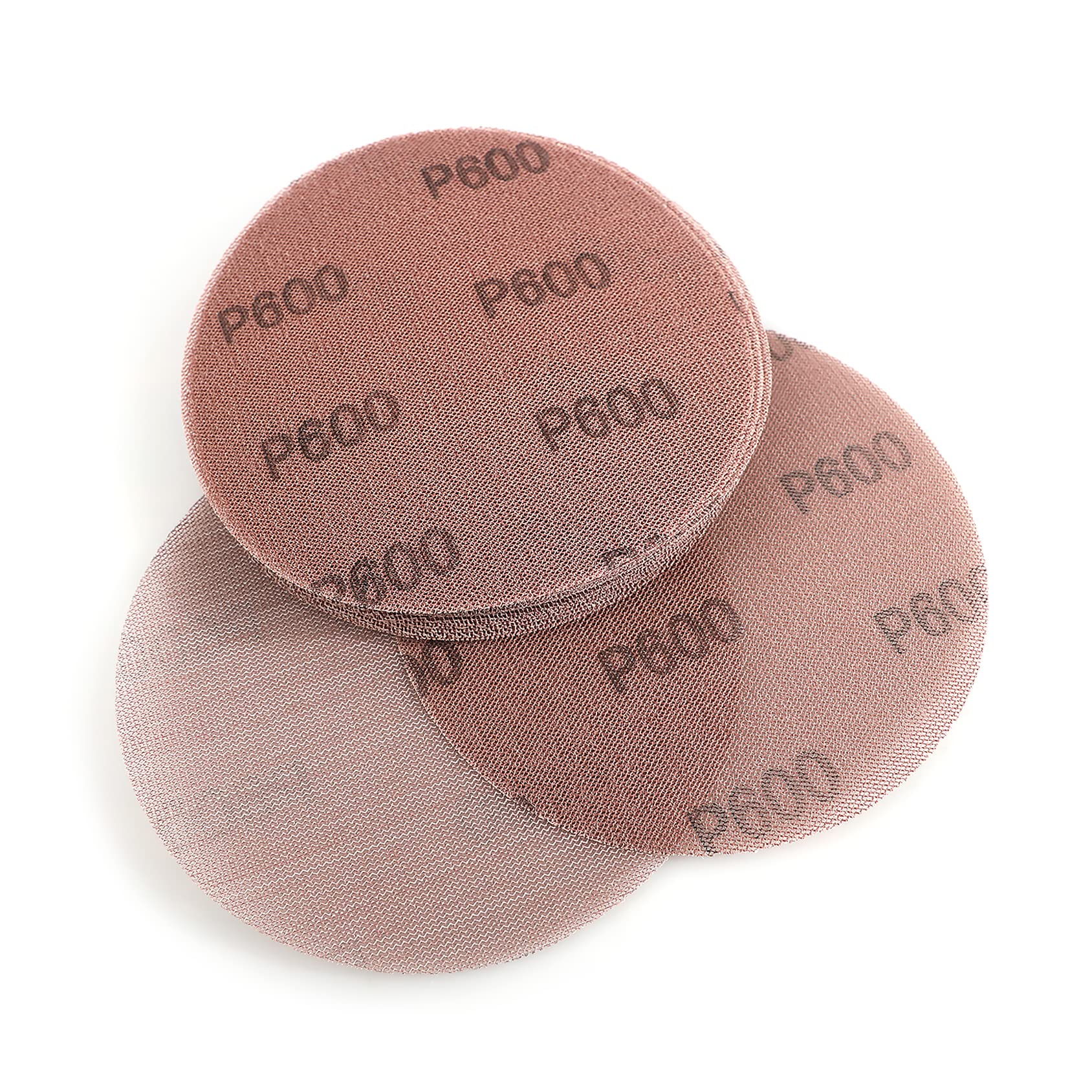 Kcmell 20PCS 150mm Mesh Sanding Discs 600 Grit, 6 Inch Hook and Loop Sanding Pads, Dust Free Disc Anti-Blocking Long-Lasting Sharp Sandpaper for Car Wood Furniture Floor — image 1