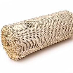 18" Width Square Rattan Cane Webbing Roll 15 Feet