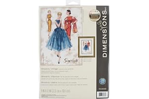 Dimensions 'Simplicity Vintage' Counted Cross Stitch Kit, 14 Count White Aida Cloth, 9'' x 12''