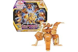 Bakugan Ultimate Viloch, 7-in-1 Exclusive Bakugan, Includes BakuCores and Trading Cards, Geogan Rising Collectible Action Figure Kids Toys for Boys