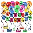 Funny OFFICIAL TEENAGER 13th Birthday Party Pack - Multicolor 13th Birthday Party Supplies, Decorations and Favors