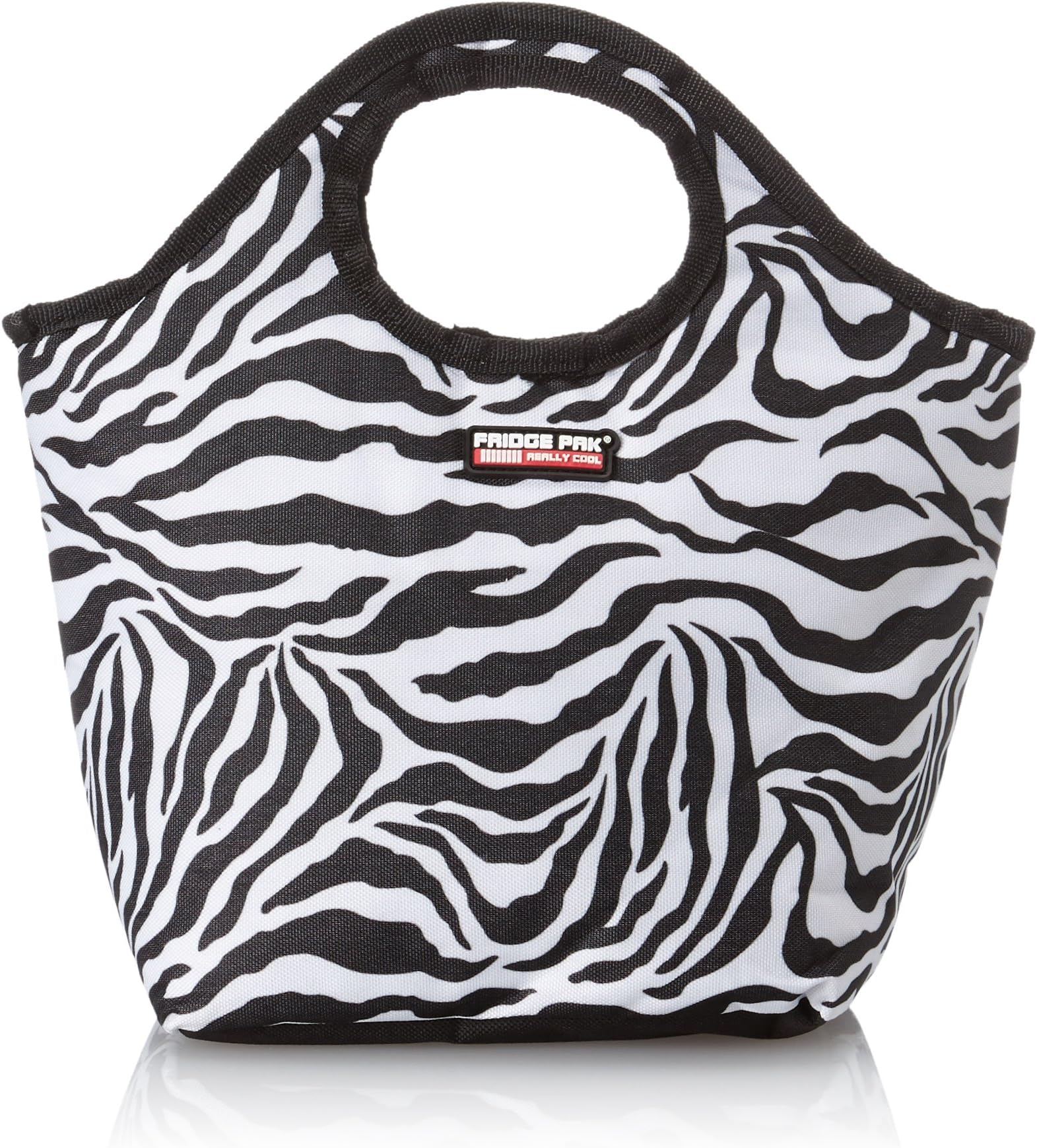 Fridge Pak Big Girls' Soft Lunch Tote, Zebra, One Size