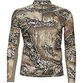 SCENTBLOCKER Angatec Long Sleeve 1/4 Zip Performance Shirt Mens Camo Hunting Clothes