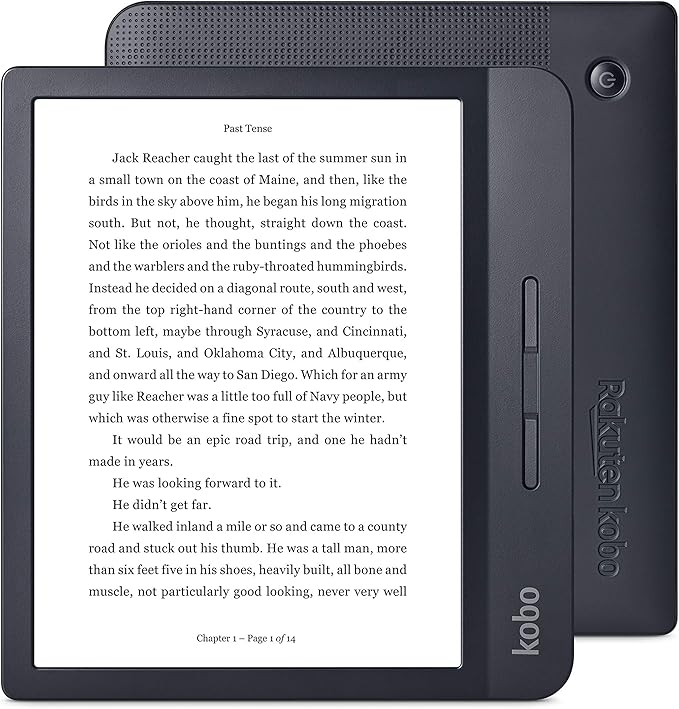 Rakuten Kobo Libra H2O lettore ebook Touch screen 8 GB WiFi Nero
