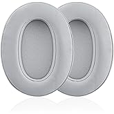 Replacement Ear Pads Compatible with Sony WH-XB900N/WH-CH710N/WH-CH720N/WH-RF400/MDR-RF895RK Headphones, Akkiv Replacement Ear Pads Made of Protein Leather and Memory Foam (Grey)