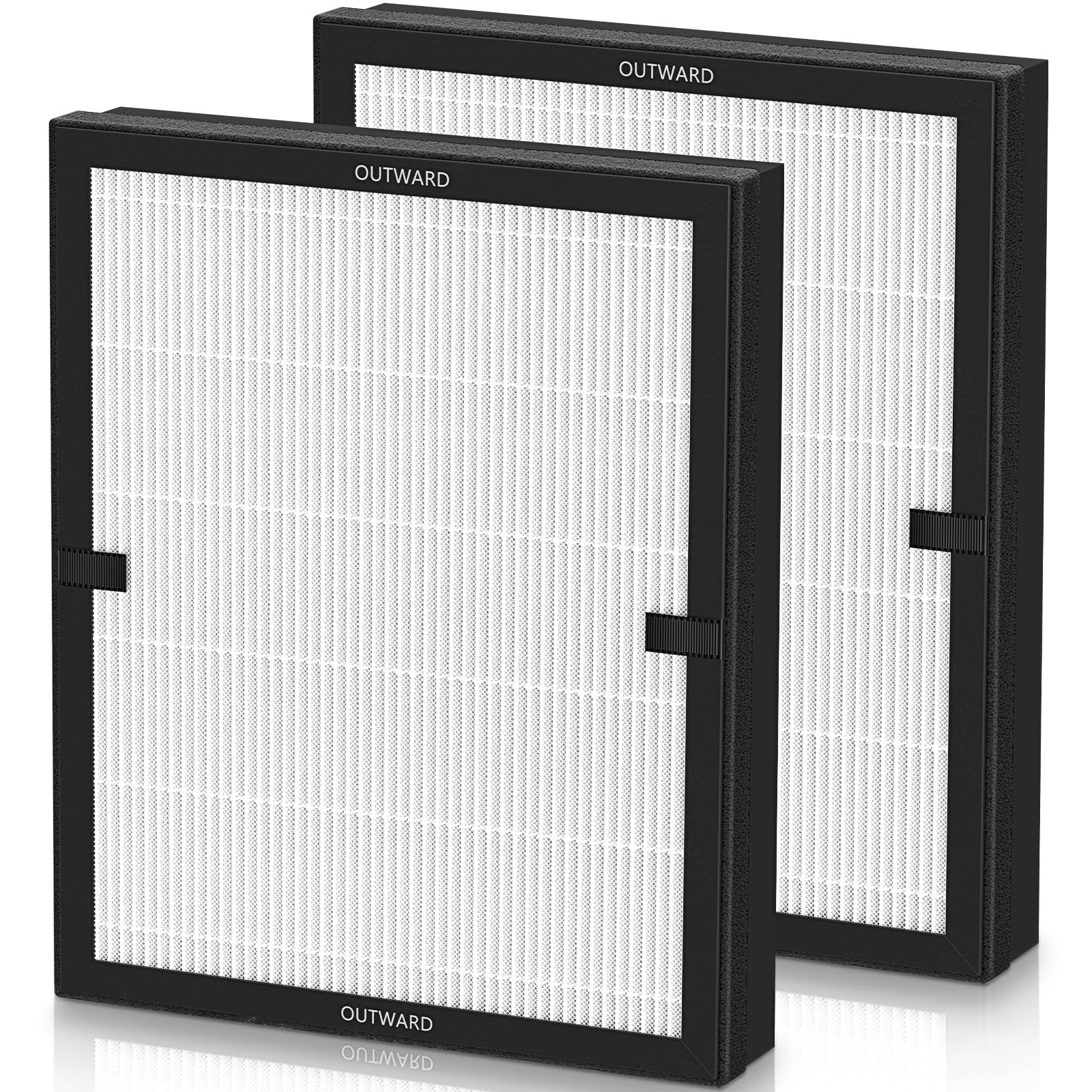 Photo 1 of E-200 filter Replacement Compatible with LUNINO E-200 Air purifier for Home Large Room up to 1740sq.ft, 3-Stage Filtration with HEPA Air filter for Dust, Smoke, Dander, Pollen, 2 Pack