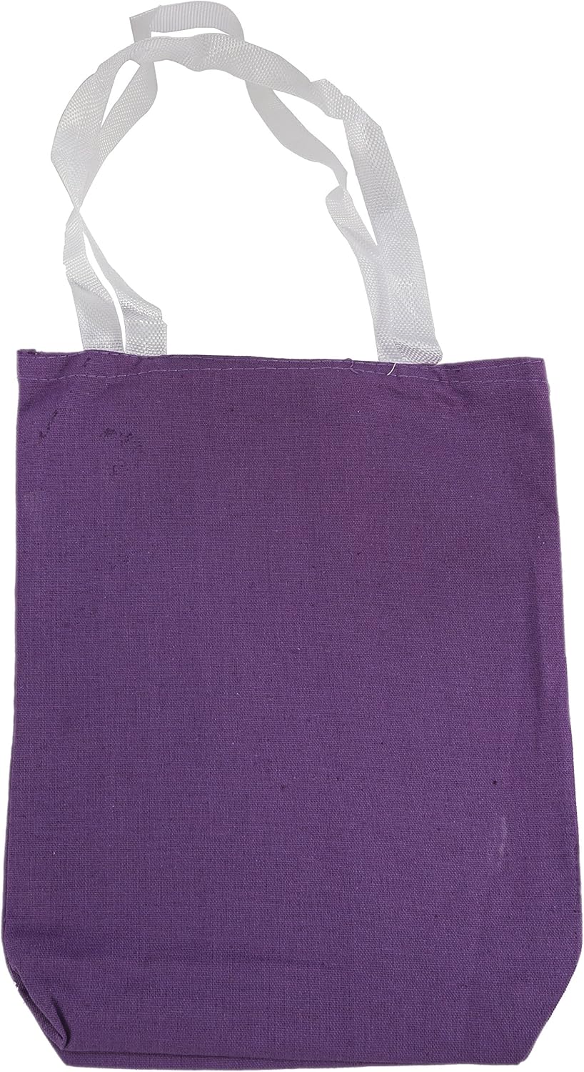purple canvas tote bags