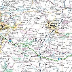Rand McNally Easy to Fold: Pennsylvania State