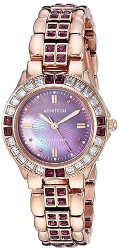 armitron swarovski crystal watch