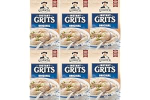 Quaker, Instant Grits, Original, 12 Count, 12oz Box (Pack of 6)