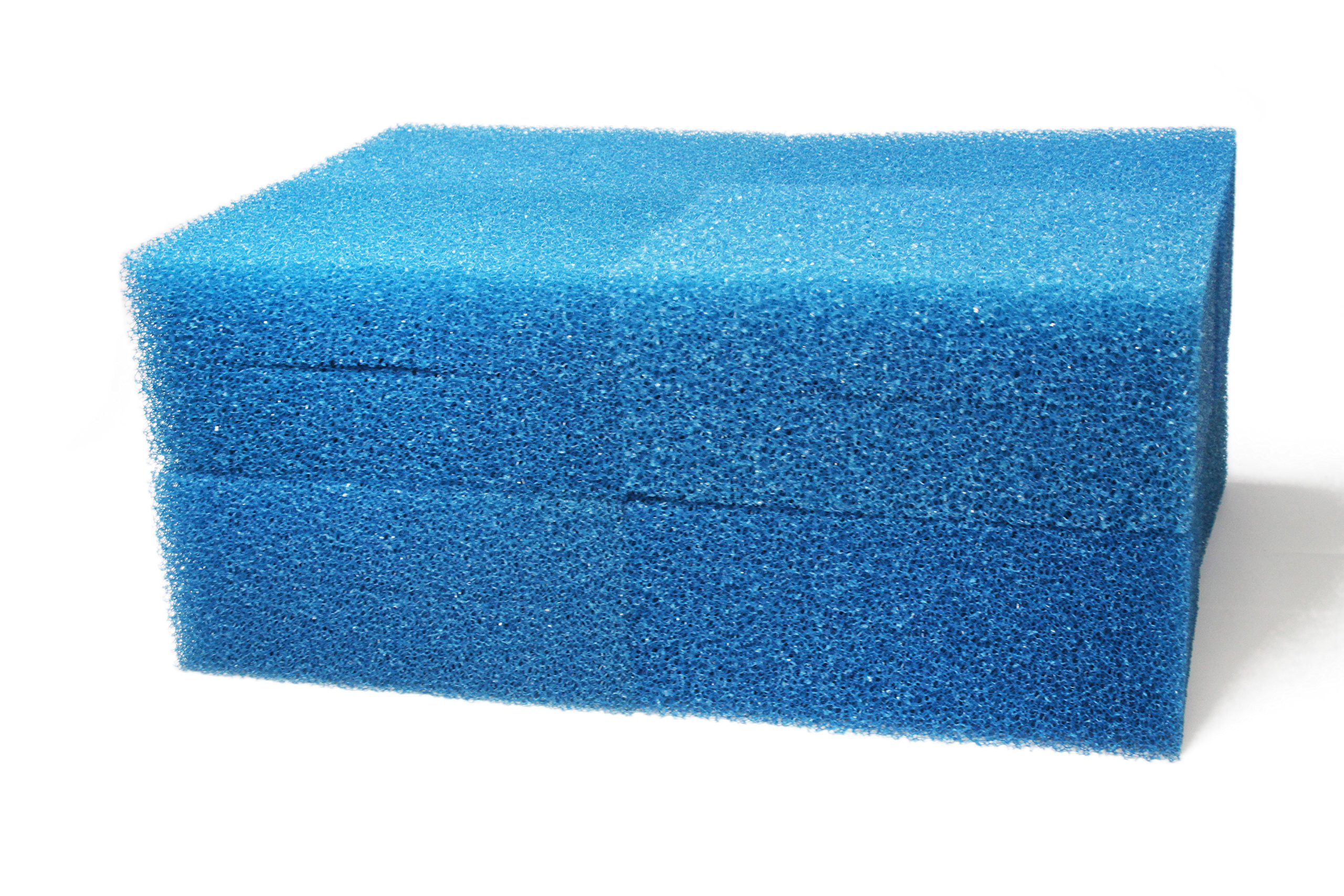 LTWHOME Replacment Blue Coarse Foam Filter Sponge Fit Oase Biotec Screenmatic 18/36 Filter (Pack of 8)