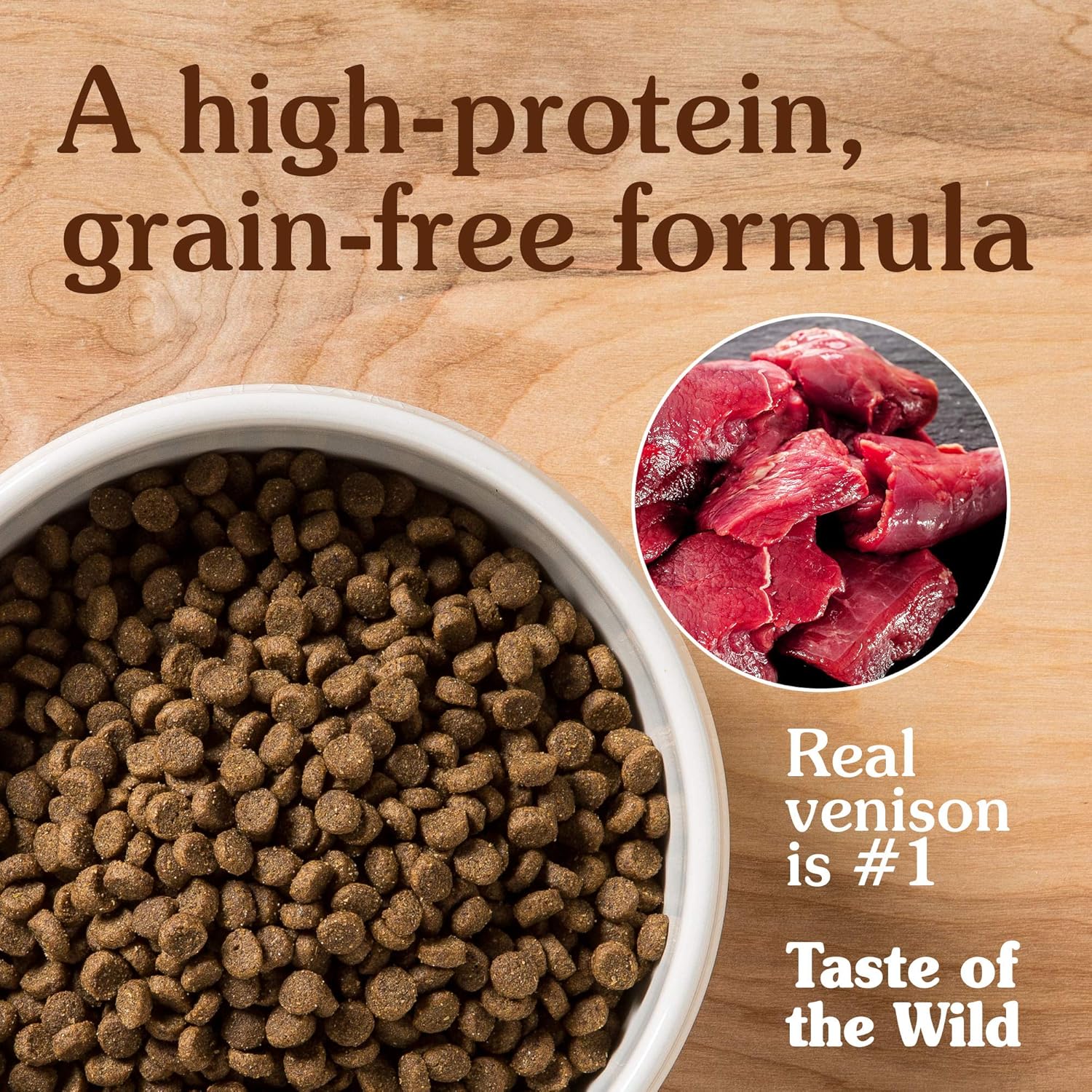 Taste of the Wild Appalachian Valley With Venison & Garbanzo Beans (Small Breed) 2kg, Venison and Garbanzo Beans, 2 kg (Pack of 1) - Image 5