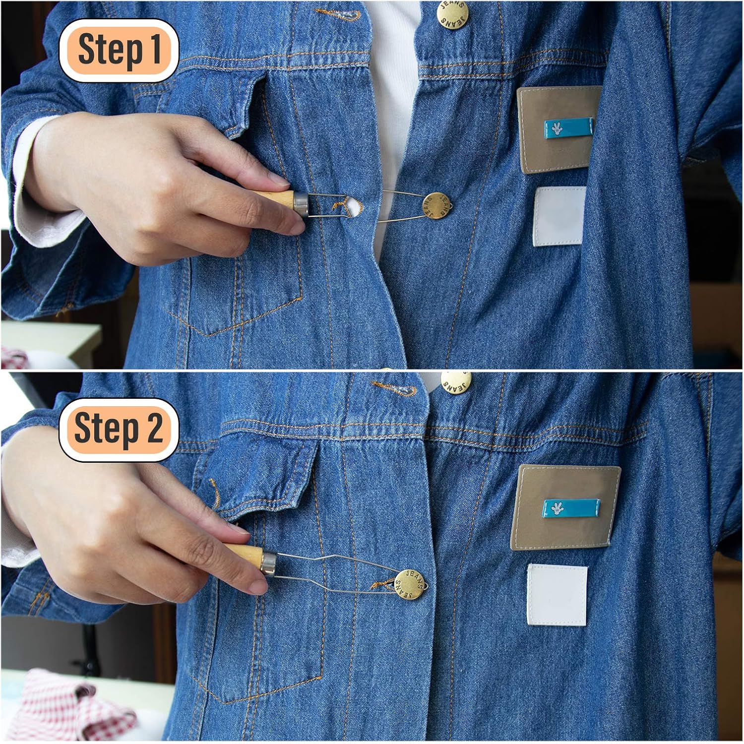 AUEAR, 5 Pcs Button Hook Zipper Pull Grip Button Hook Helper Assist Tool for Arthritis: Industrial & Scientific