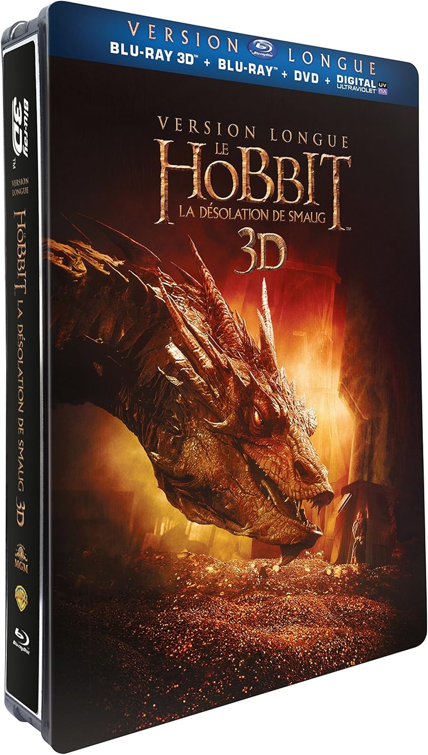 Le Hobbit : La Désolation De Smaug Version Longue Le Hobbit : la désolation de Smaug - version longue - Blu-ray 3D + Blu