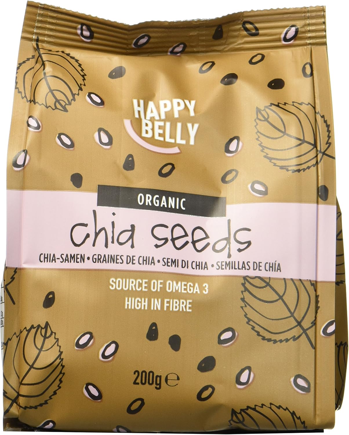 Semillas de chia orgánica, 7 x 200gr