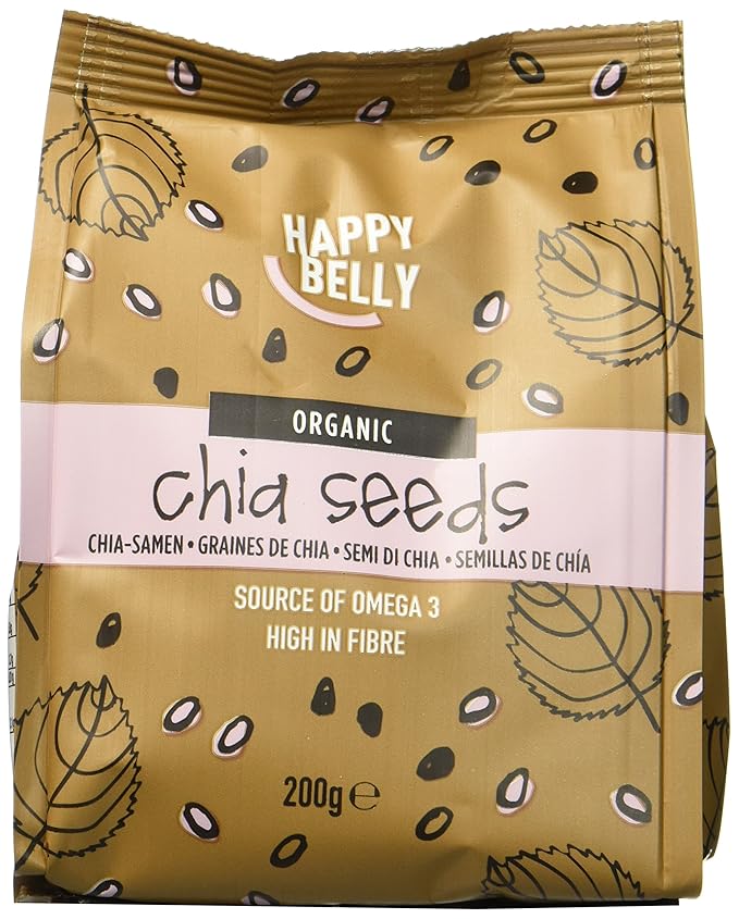 Marca Amazon - Happy Belly Semillas de chía orgánica, 7 x 200gr