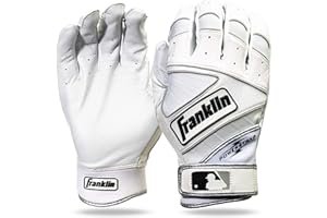 Franklin Sports MLB Baseball Gloves - Powerstrap Adult & Youth Batting Gloves for Men, Women, Boys & Girls