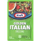 Kraft Single Serve Salad Dressing, 60 ct, Golden Italian, 1.5 oz Pkts | Single-Serve Salad Dressing Packets, Take on the Go for Salads &amp; Snacks, with Convenience &amp; Portability