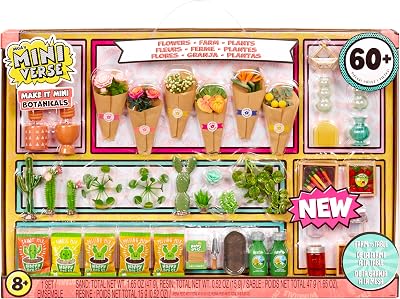 MGA Miniverse Make It Mini Botanicals DIY Craft Resin Plant Collectible Ages 8+