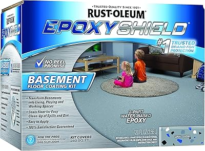Kit de piso para sótanos Rust-Oleum EpoxyShield
