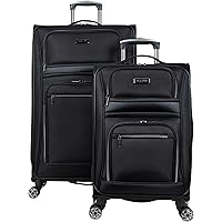 Kenneth Cole Reaction Rugged Roamer Luggage Collection Lightweight Softside Expandable 8-Wheel Spinner Travel Suitcase…