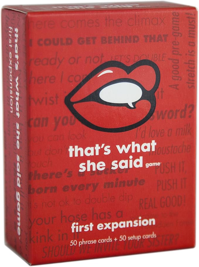 Thats What She Said La Primera expansión Rojo y Blanco: Amazon.es: Juguetes y juegos