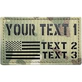 SUVIYA Custom Personalized Infrared IR Laser Cut ID Panel Patch Blood Type callsign Patch US American IR Flag Patch