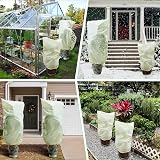 Muzhira 4pcs Plant Frost Protection Fleece Jacket 60x80cm 50g/m² view 5