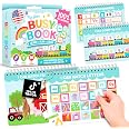 My First Busy Book Screen Free Activities for Toddlers 3-5 Activity Books | Toddler Busy Book, Preschool Learning Activities,
