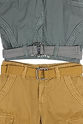 Raw X Boys Cargo Shorts 8-18 | 100% Cotton Belted