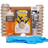 Bird Barrier Optical Gel Bird Repellent Starter Kit, 20 Discs + Adhesive | Complete kit: 20 multi-sensory gel discs, silicone &amp; enzyme cleaner included &mdash; stops birds nesting on porches
