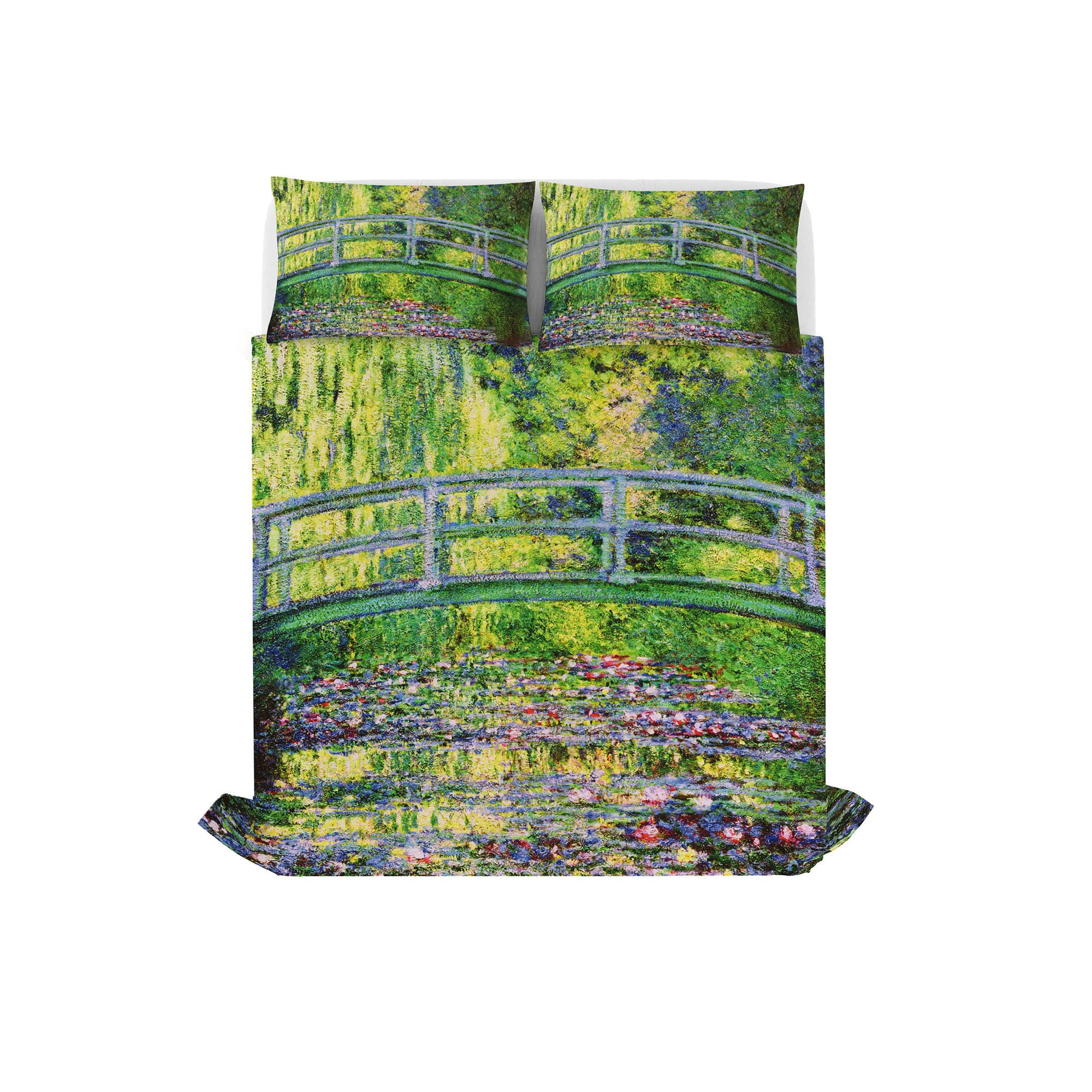 Sogni d'autore Bed linen set (flat sheet 255x300cm + 2 pillowcases 52x82cm with internal flap), SD53