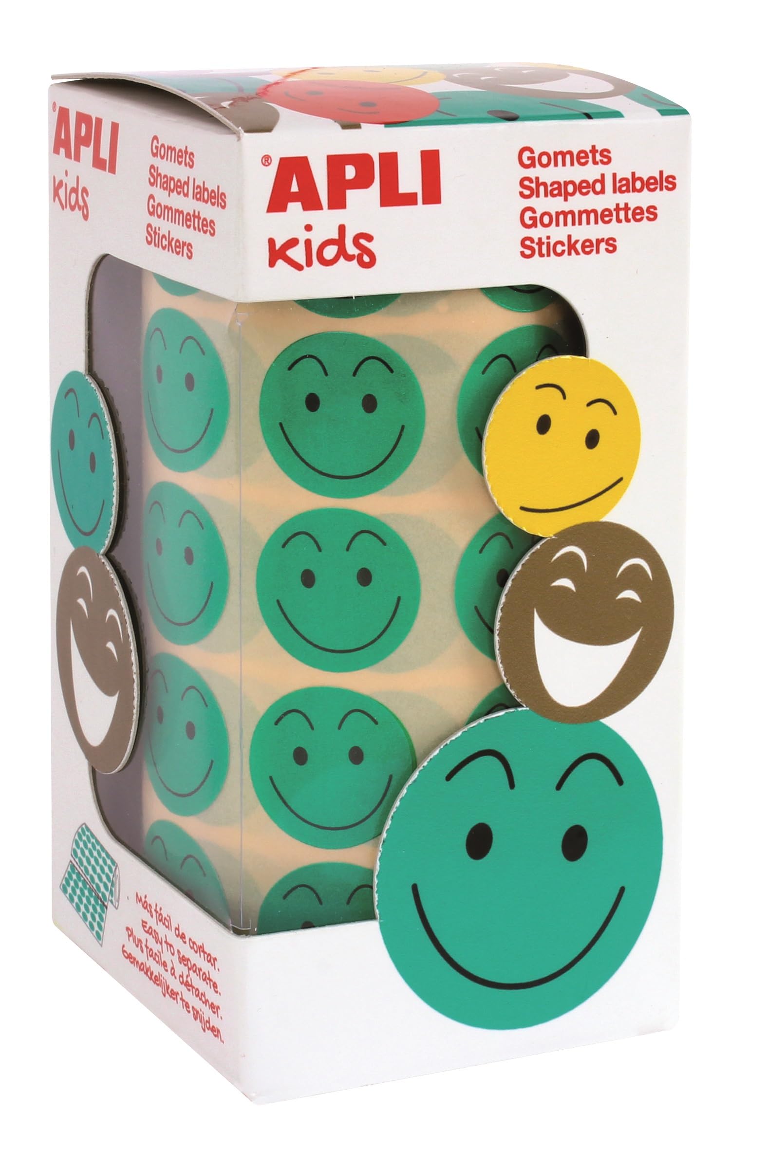 APLI 935960 Roll 900 Round Gomets Card Box