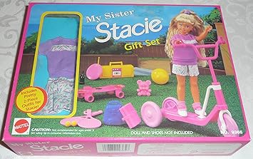 barbie scooter set