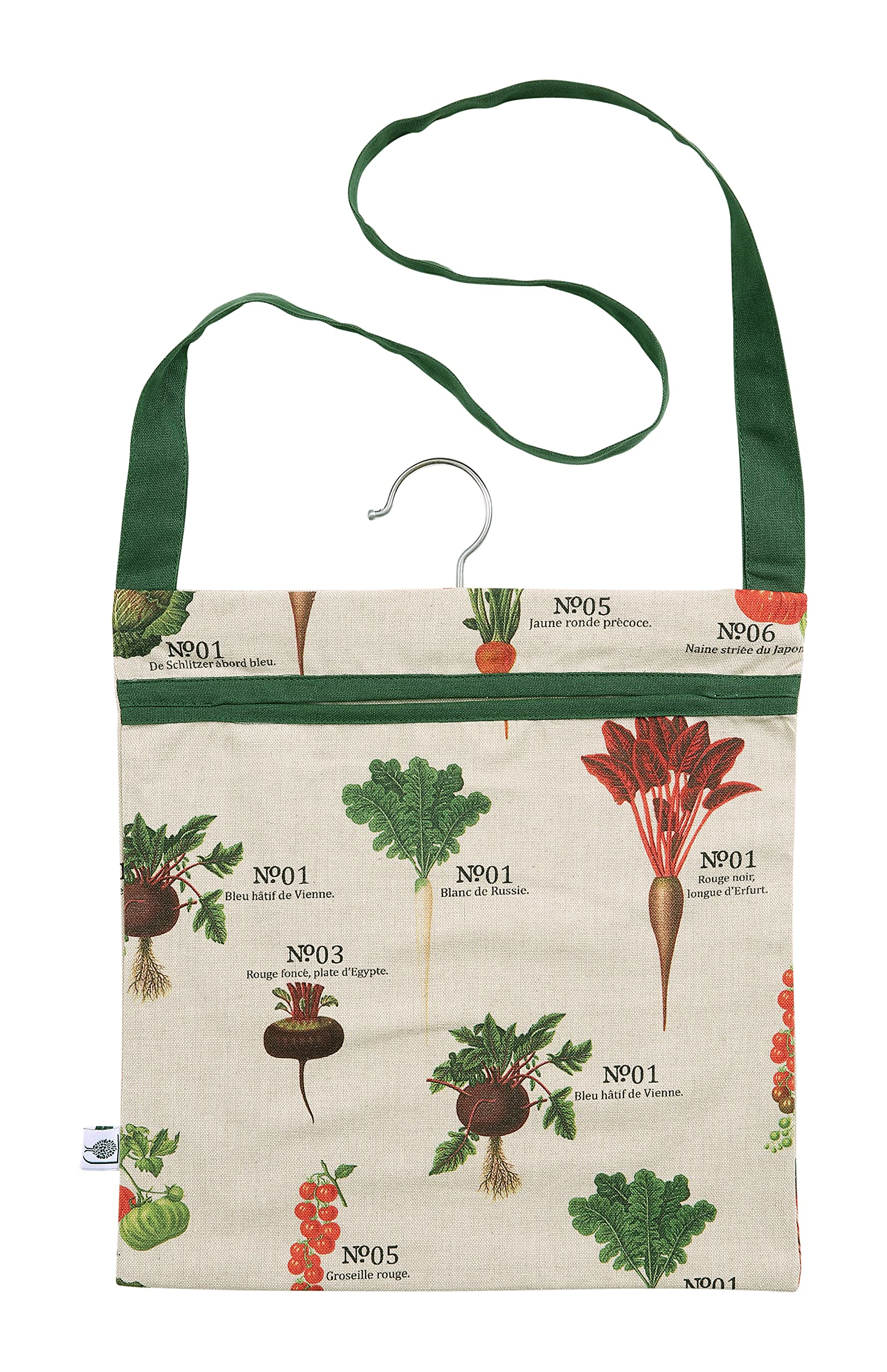 Dexam RHS Benary Vegetables Peg Bag, Stone