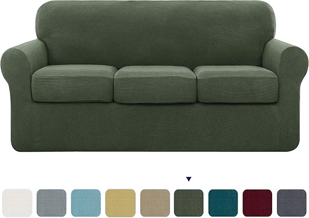 Hogar y cocina 3 Seaters funda elástica de repuesto antideslizante para