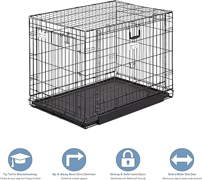 midwest ovation double door dog crate