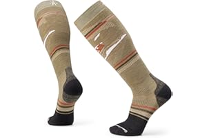 Smartwool mens Snowboard Targeted Cushion Piste Machine Over the Calf Socks