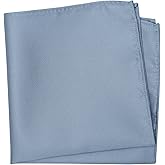 ZENXUS Solid Pocket Square for Men