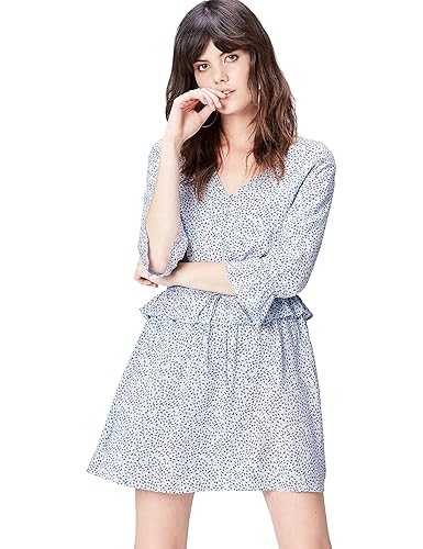 FIND Damen Midikleid mit Rüschen