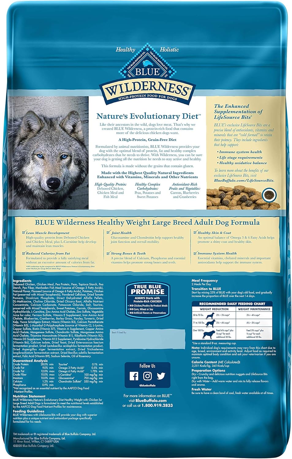 black hawk large breed dog food