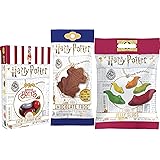 Harry Potter Jelly Gummy Candy Slugs, Bertie Botts Every Flavour Jelly Beans & Chocolate Crispy Frog (Bundle of 3 Items)
