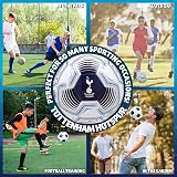 Tottenham Hotspur Football Size 5 Official Merchandise White Navy view 4