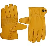 Custom Leathercraft2060L Top Grain Goatskin Work Gloves, Large, Gold