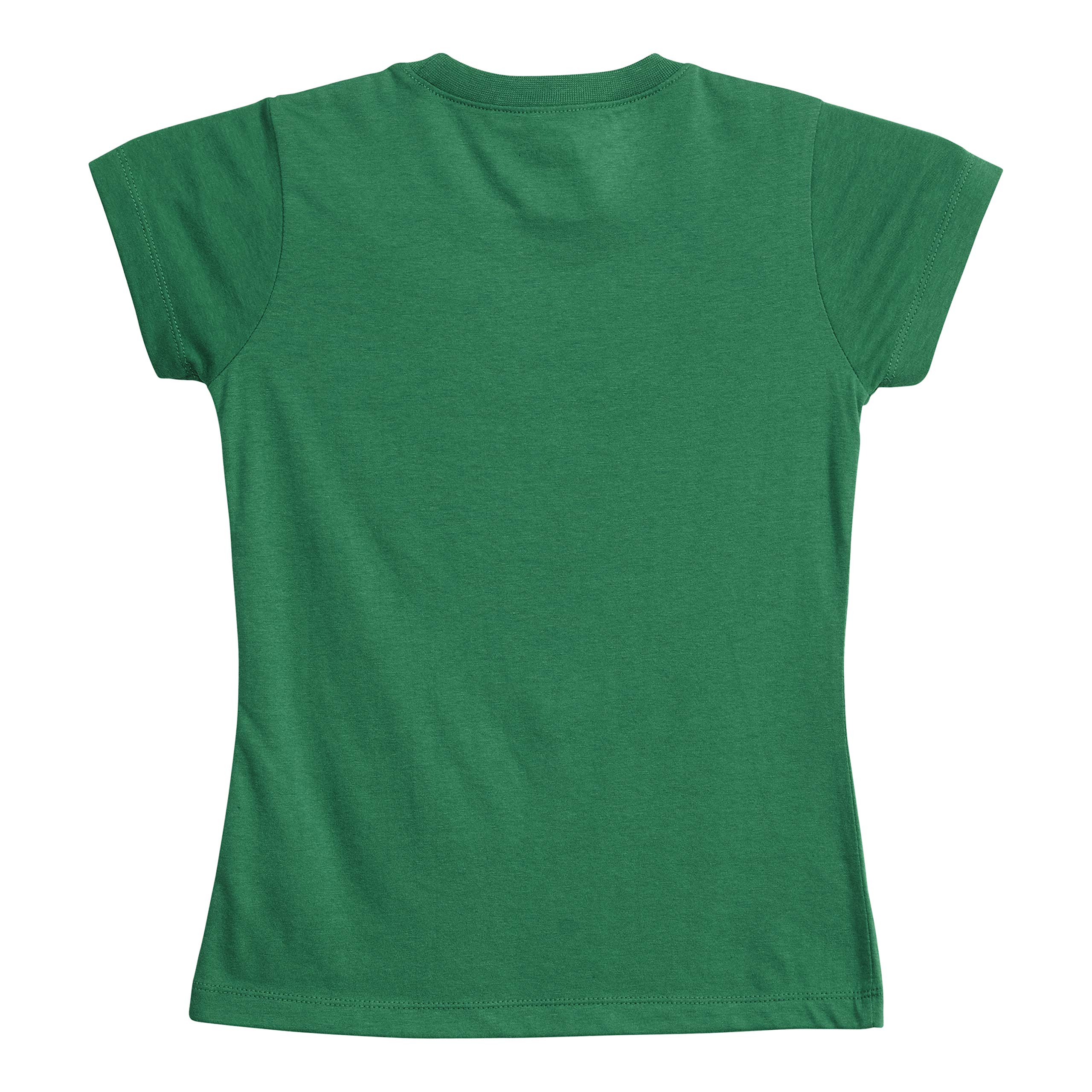 LiteWear Rudolph Girls Motion Activated Light Up Christmas Holiday Tee Shirt - Image 5