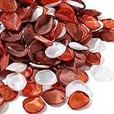 Tigeen 600 Pcs Terracotta Silk Rose Petals Artificial Flower Petals for Wedding Flower Girl Basket Aisle Scatter Dinner Centerpieces Party Bridal Shower Romantic Night Decor