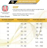 AQF Boxing Gloves Kids Adults Training Muay Thai 6oz-16oz Gold 4oz view 2